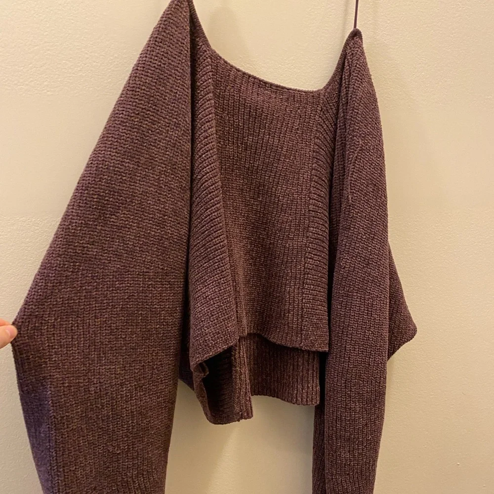 Free People Oversized cropped sweater - Picture 2 of 3